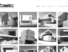 Tablet Screenshot of belc-arquitectos.com